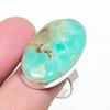 Natural Chrysoprase Gemstone 925 Sterling Silver Jewelry Ring Size 9 AR-16991
