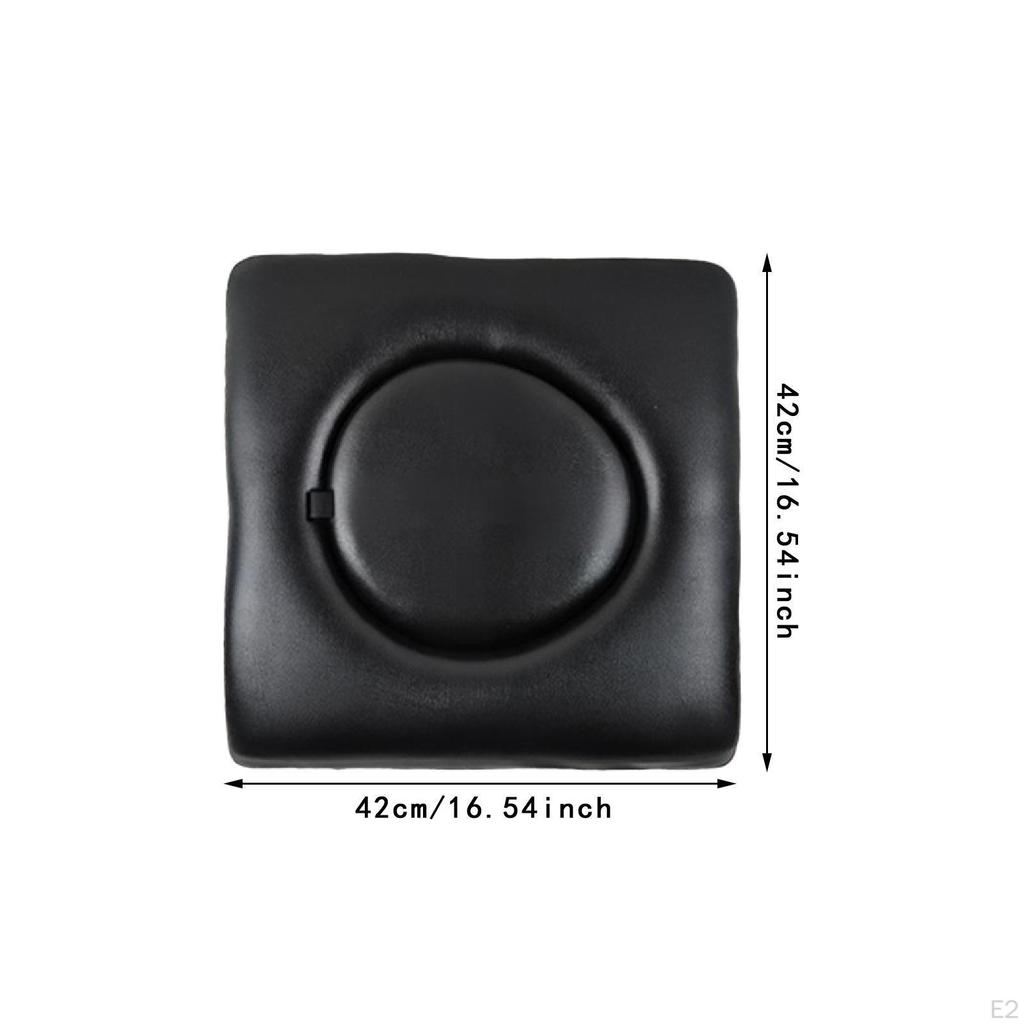 Commode Chair Cover for Hole, Waterproof Seat Pad