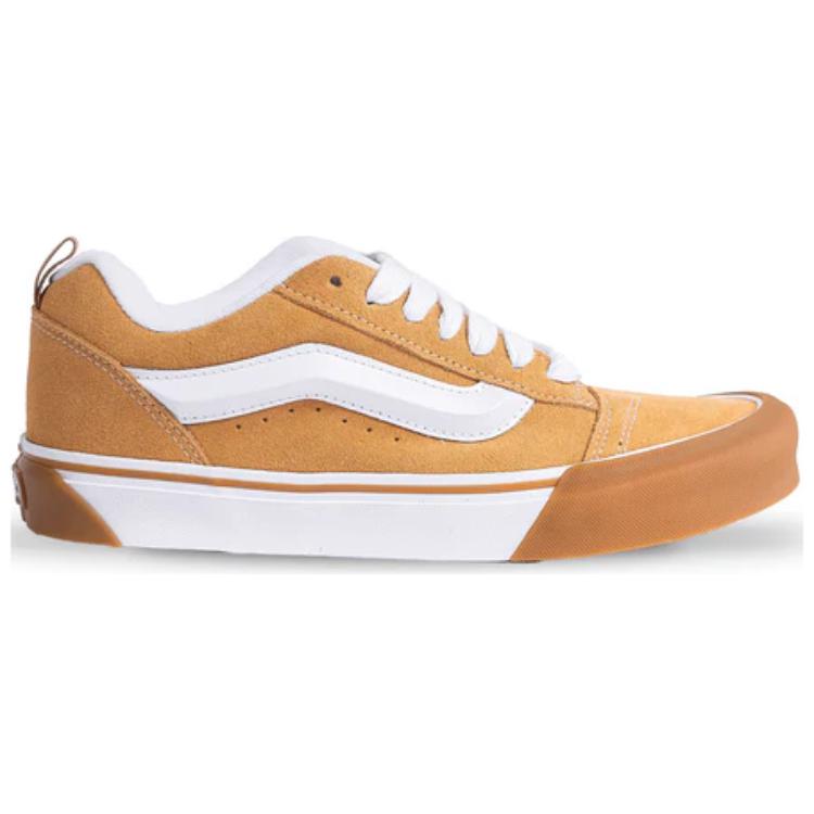 Vans Knu Skool Comfortable Fashion Low-Top Skate Shoes Men Sneakers Yellow VN0009QCBLS18
