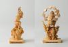 Tiny Buddha Raijin Carving Buddha Statue Buddha Statue World Raijin (Wooden Boxwood)_Wood (GSB