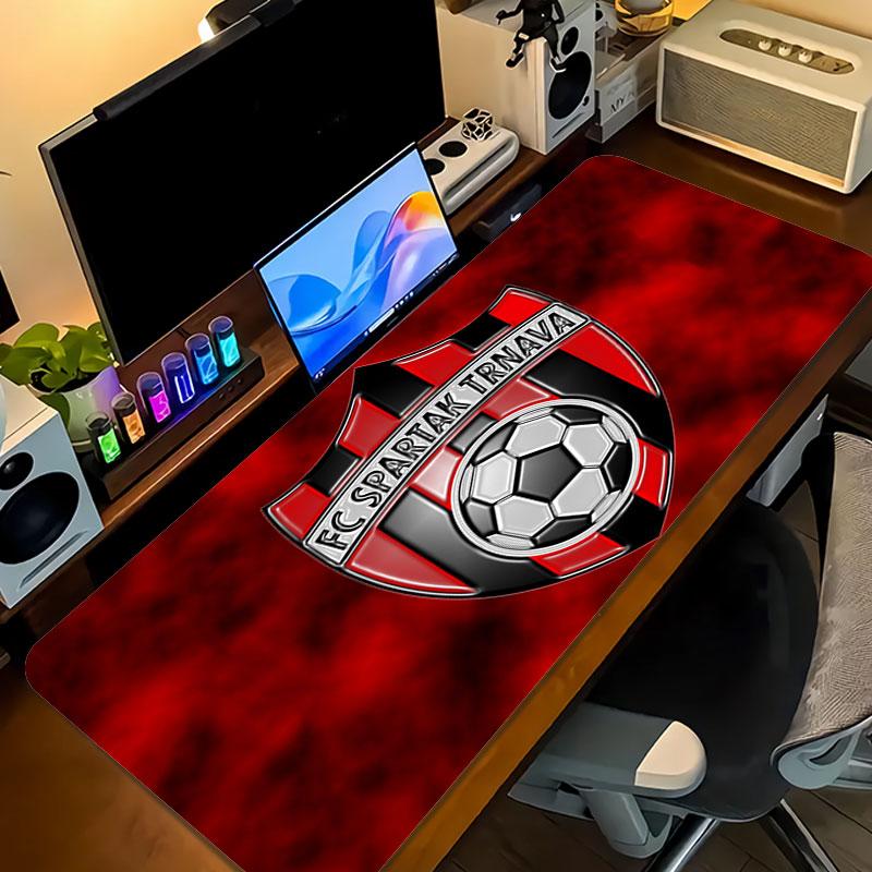 FC Spartak Trnava Mouse Pad, Large Gaming Desk Mat, Non-slip XXL Mousepad for Laptop & Tablet, Mini PC Playmat with Stitched Edges