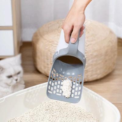 All-in-One-Katzenstreuschaufel-Set, leicht zu reinigen, tragbare Katzenstreuschaufel-Sets, rutschfest, verschleißfest, Haustierprodukte