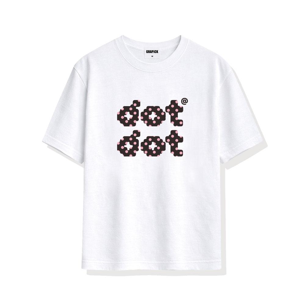 Geulapig Dots Oversized Short Sleeve T-Shirt 4 Colors [Grse_2007]