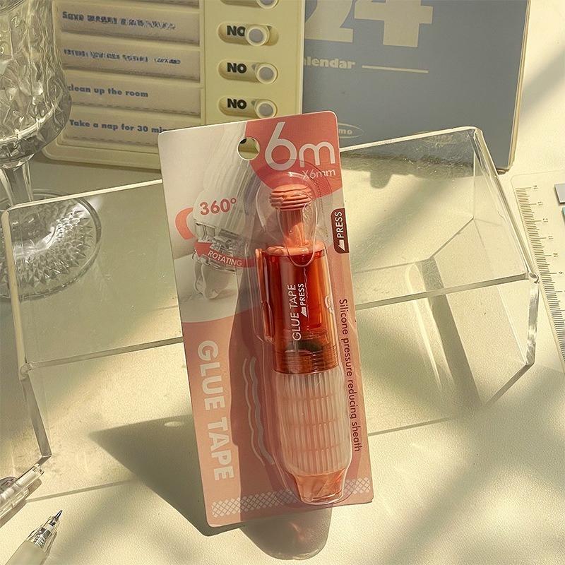 The New Pen-type Dot Adhesive with High Appearance Level High Viscosity and Replaceable Core Correction Tape Type Dot Double-sided Tape for Students