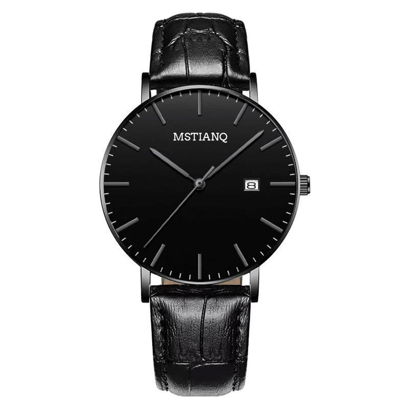 Teen Thin Watch Men's High School Student Trend Non-Mechanical Watch Junior High School Student Quartz Simple Watch