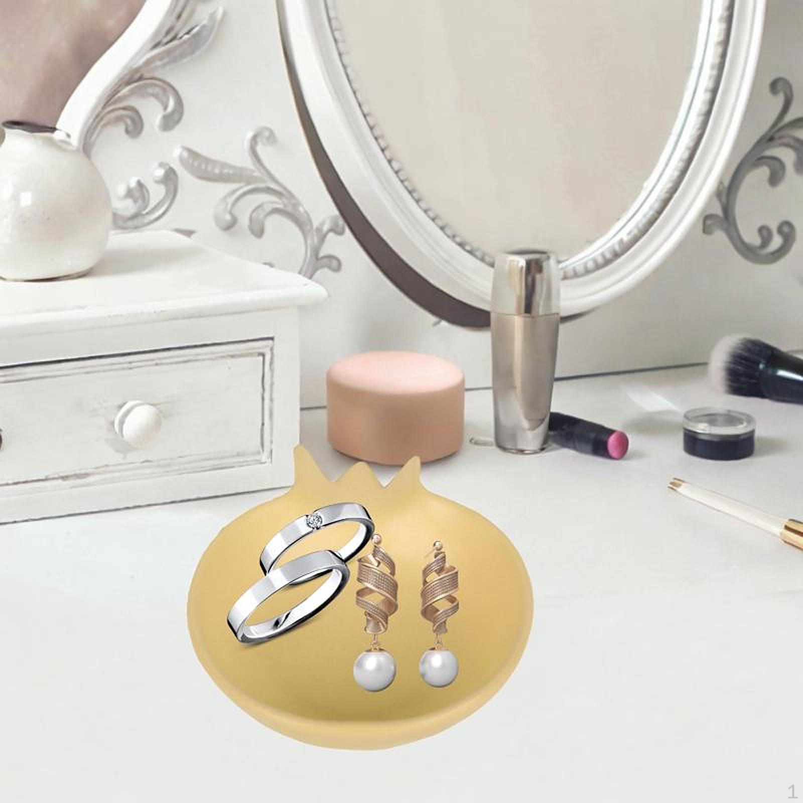 

Демонстрационная пластина для ювелирных изделий, вазы для ключей и держателя для безделушек, часов жёлтый