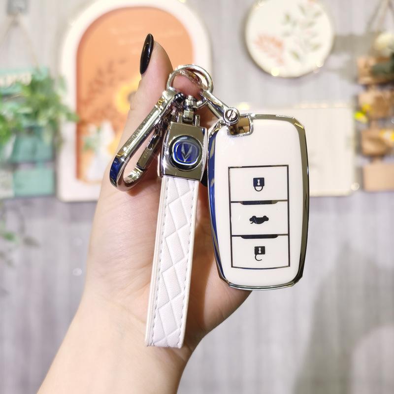 Changan Benben E-star Key Cover for Women - Compatible with CS75PLUS, Eado PLUS, CS55UNI-T, Oshan X5