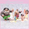 Faszinierende Moana 6-teiliges Actionfiguren-Set Puppen Ideal zum Spielen und Dekorieren