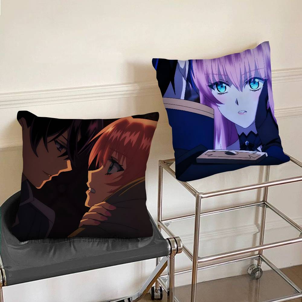 1pc Anime 7th Time Loop Pillow Case Fashion Square Pillowcase Bedroom Sofa Room Ins Decoration Leisure