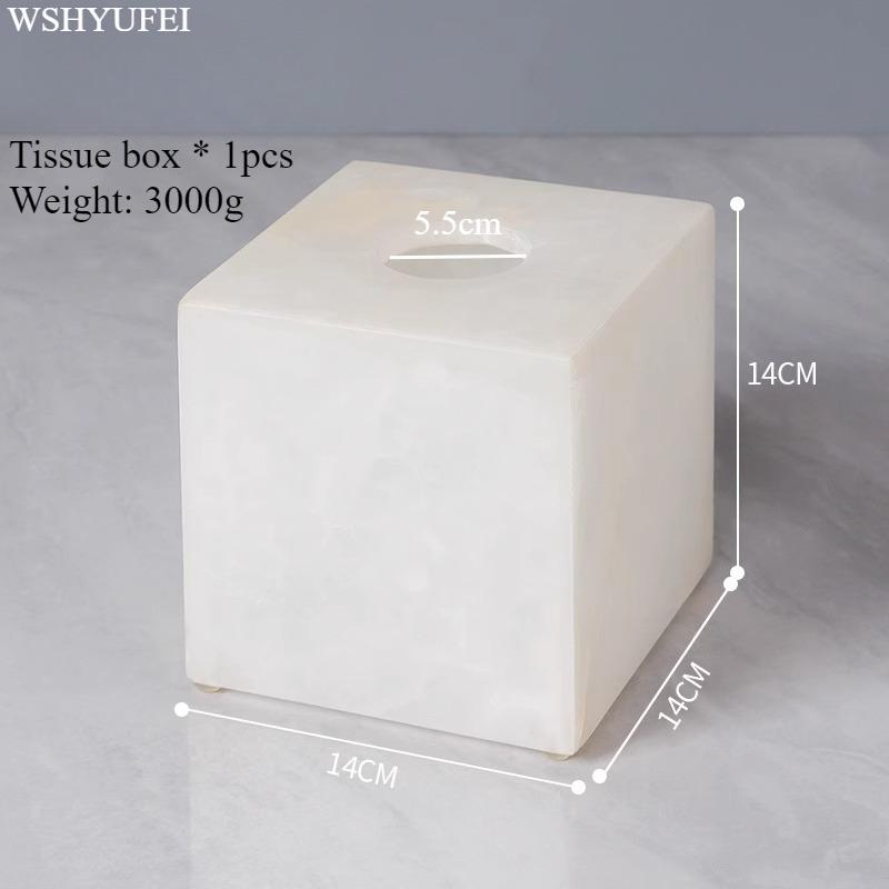 Light Luxury White Jade Stone Home Bathroom Wash Suit Bathroom Supplies Brush Tooth Cup Soap Bottle Soap Dish Toothbrush Holder