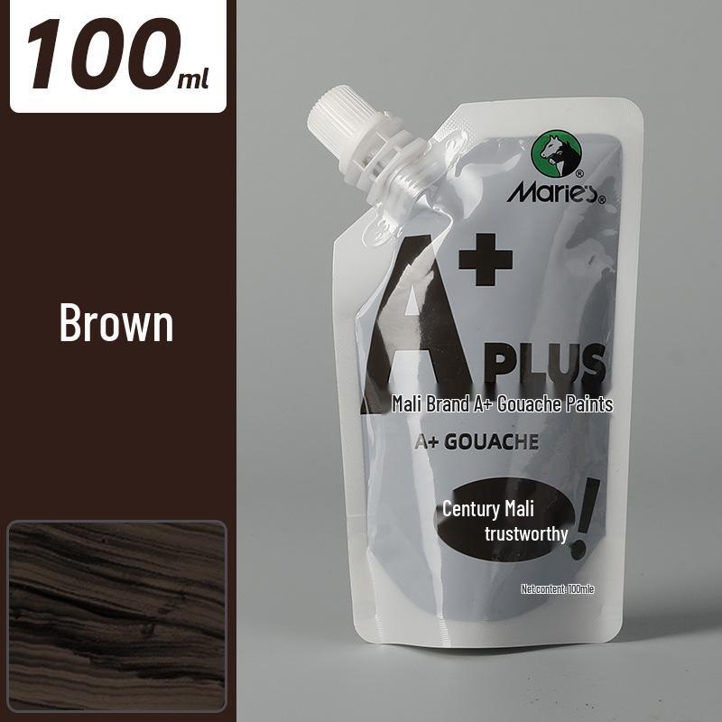 Mali 100ml Washable Gouache Paint Set for Kids - Squeeze & Refill Jelly Pack
