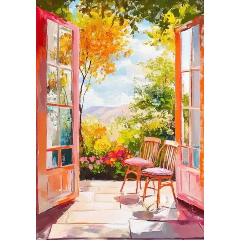 Henri Matisse Open Window Painting Poster Print For Living Room Home Decor Abstract Canvas Painting Modern Landscape Wall Art