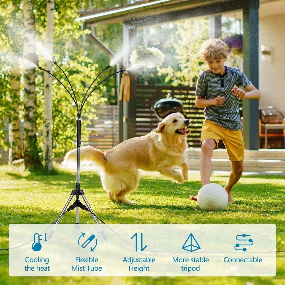 Portable Standing Misters Adjustable Height Portable Misters Sprayer Misting System Pool