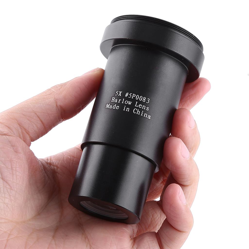 Aluminium Alloy 5X Astronomical Telescope Eyepiece Barlow Lens 1.25 inch