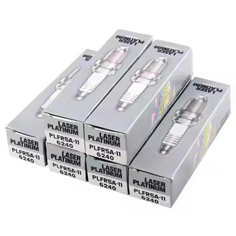 4/PCS 6240 PLFR5A-11 Iridium Spark Plug for Peugeot 406 407 Nissan X-trail Almera QR20DE VQ35DE Citroen C5 C6 Infiniti Reault