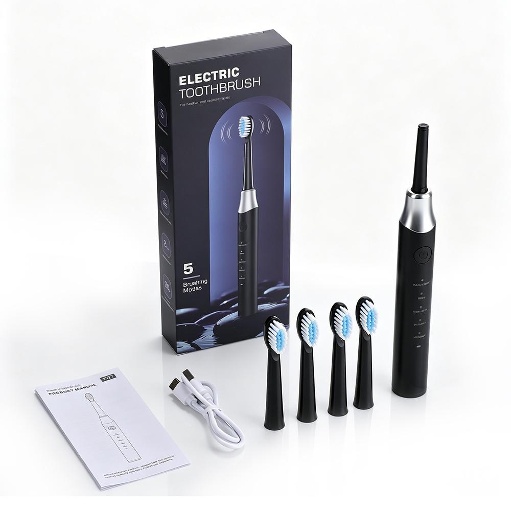 IPX7 Waterproof Sonic Electric Toothbrush 5 Cleaning Modes Deep Clean Whitening Tooth Brush Gum Care Smart Timing Low Noise