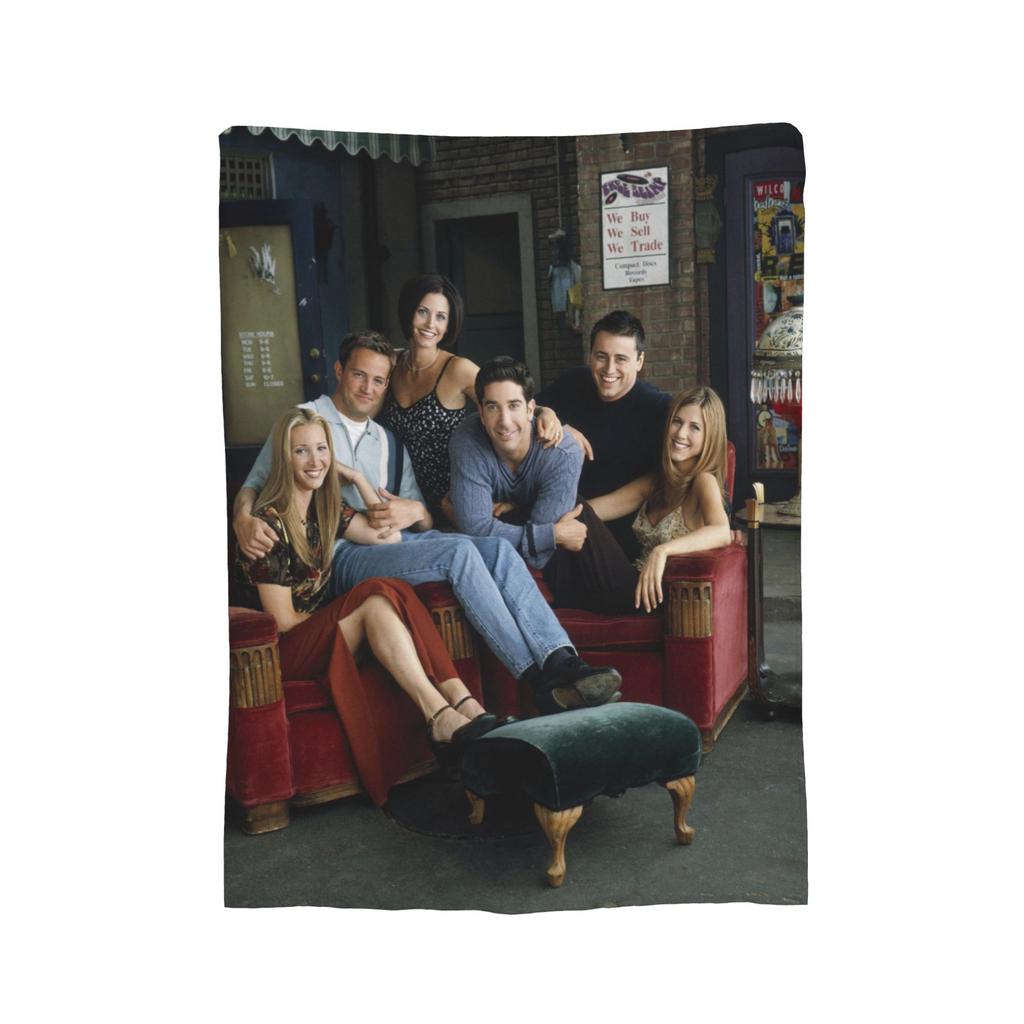 Friends Tv Show Blanket Fleece Autumn/Winter  Portable Super Soft Throw Blankets for Bedding Office Quilt
