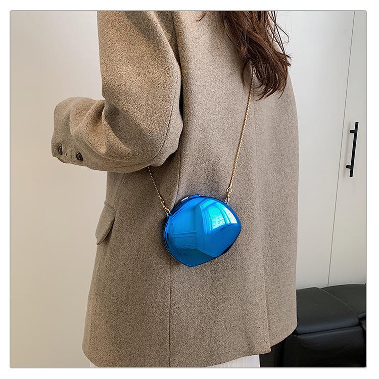 Borsa a Mano Testurizzata Specchiata Stile Coreano Chic - Borsa a Spalla Casual Versatile per Donna