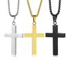 Best Selling Bible Verse Cross Necklace, Titanium Steel Men's Pendant, Religious Faith Accessory & Gift