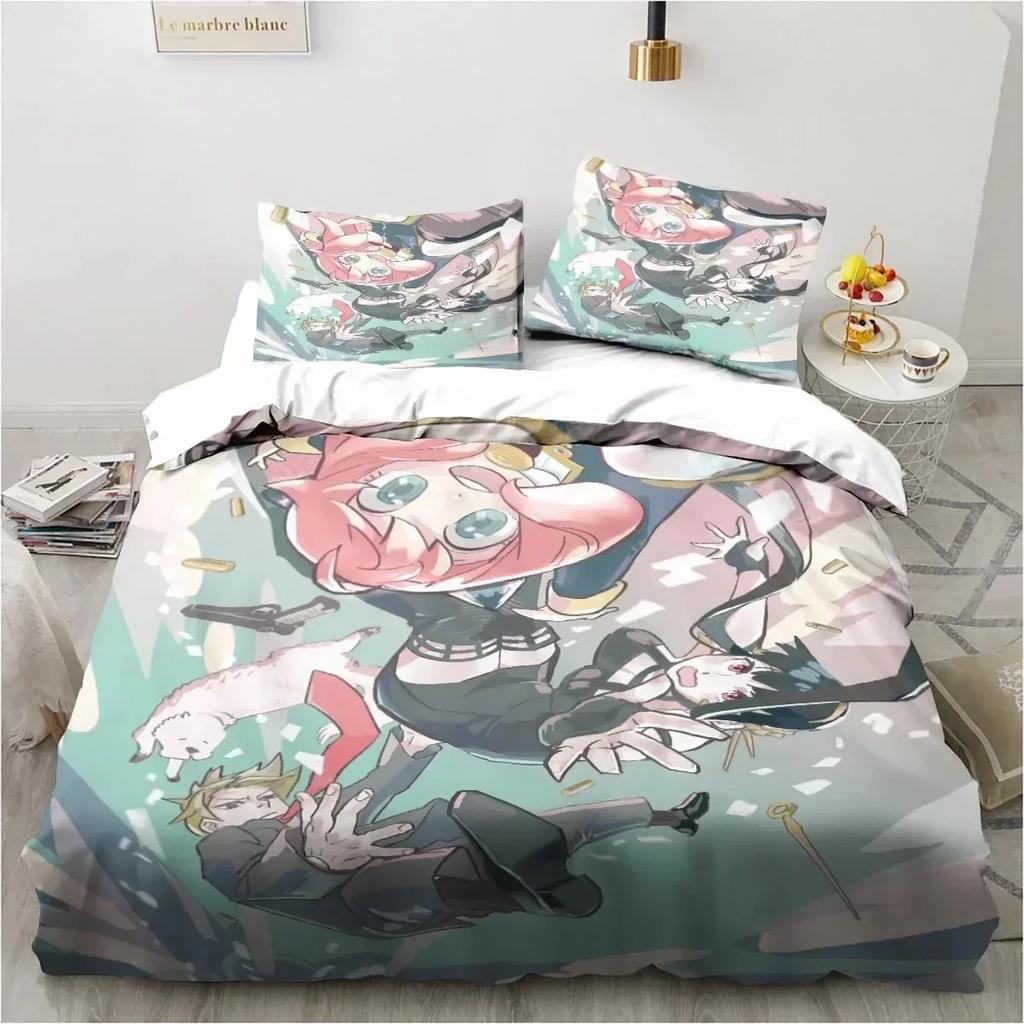 Comforter Bedding Sets Cartoon Duvet Cover Pillowcase Full Size Queen King Quilt Cover Single Double Bed A