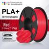 CMYKSUPPLIES Νήμα Εκτυπωτή 3D PLA+, 1,75mm Βύσμα CN (περιλαμβάνεται αντάπτορας)