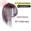 Fashion Women Beauty Invisible Seamless 3D Air Bangs Hairpiece Cover Up Baldness Thin Hair Topper