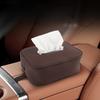 Car Mounted Armrest Box High-end Storage Decoration Sanitary Paper Box Seat Back Car Mounted Tissue Car Sun Visor Tissue Box