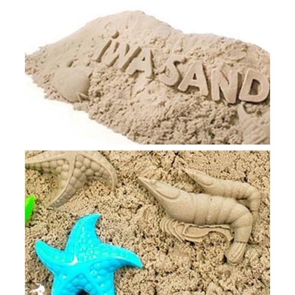 Wkład do zabawy w piasku Aiwa Sand, mieszane kolory, 1kg, popularne koreańskie zabawki