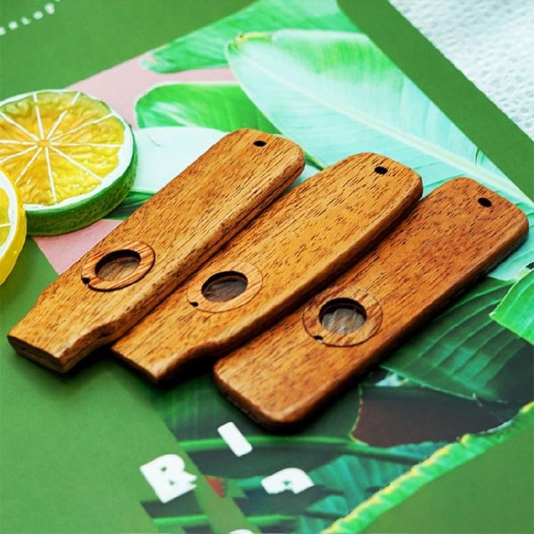 Professional Light weight Portable Kazoo Portable Musical Instrument Wood Kazoo Ukulele Guitar Partner for Kids Beginner