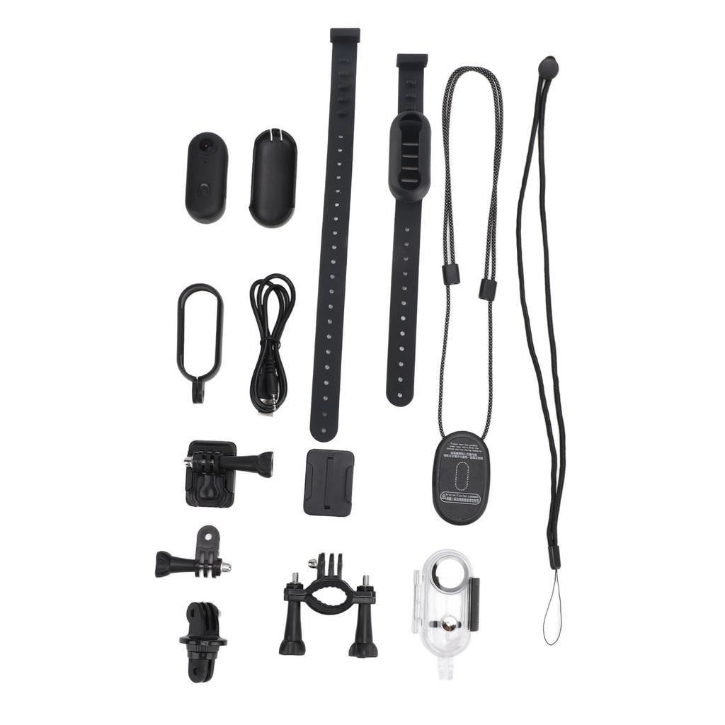 4K 8MP Pet Collar Camera Wireless Wearable Action Camera Helmet Camera 120 Degree Wide Angle for Diving Fishing Cycling
