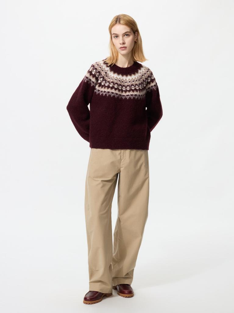 Uniqlo Low Rise Leg Pants  Leg Length 77 Cm  Long Length 