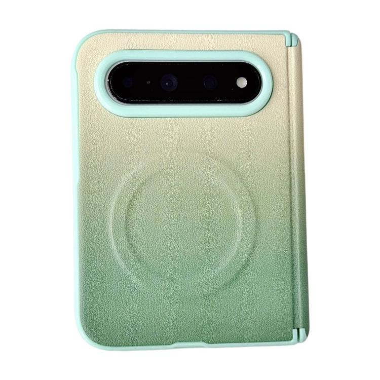 Hinge Dual Magnetic Gradient Leather Texture Phone Case
