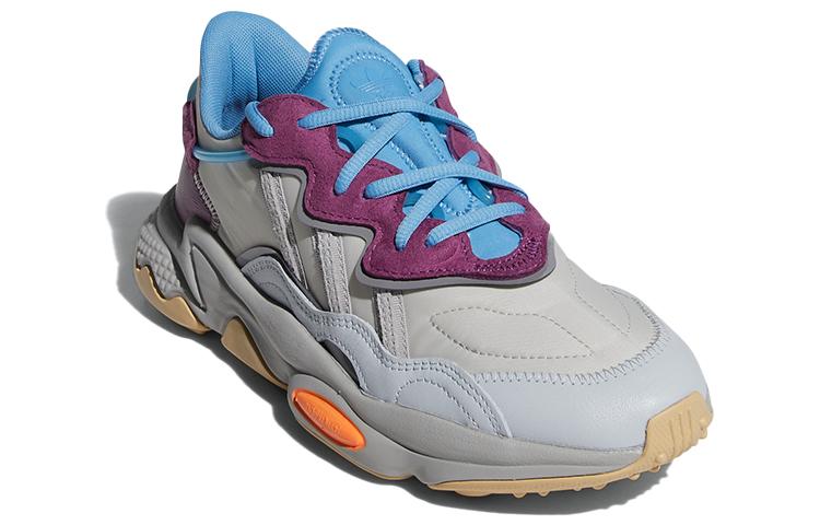 Women's Sneakers Adidas Originals Ozweego 'Gray Purple Blue' Women's