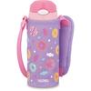 Thermos Straw Bottle 400ml Purple Pink FHL-403F PL-P