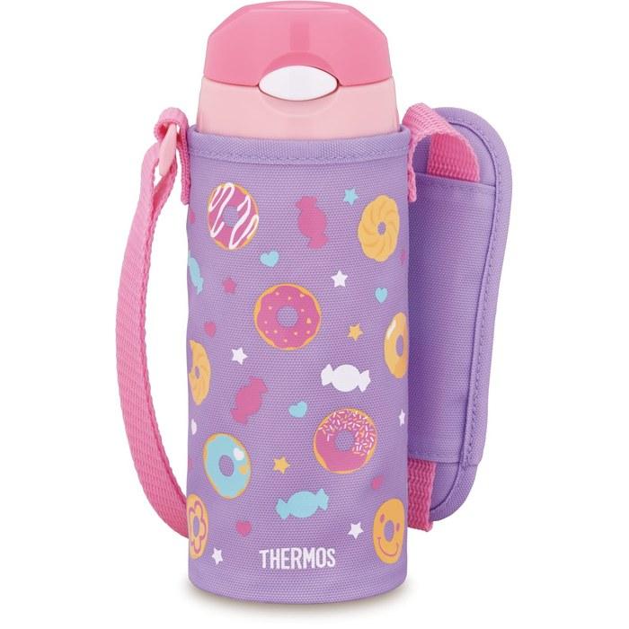 Thermos Straw Bottle 400ml Purple Pink FHL-403F PL-P