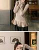 Korean Style Slimming Ruffle Turtleneck Women's T-Shirt for Autumn/Winter