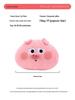 Large Plush Bacon Pig Pillow Backrest - Children's Gift Doll