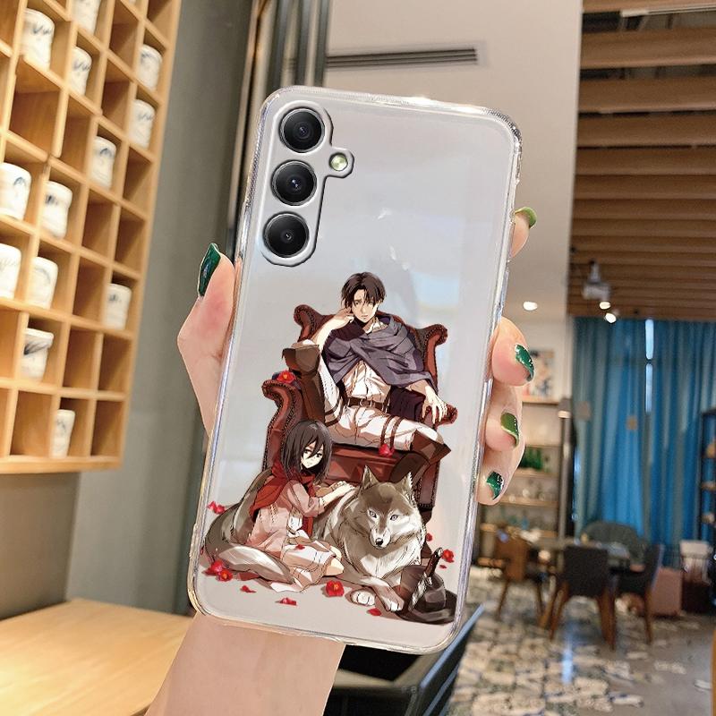 

Мягкий прозрачный силиконовый чехол с рисунком аниме для Samsung A55 M35 S24 Xiaomi Redmi Note 13 Poco C65 iPhone Camera Противоударный защитный чехол Samsung Galaxy A11