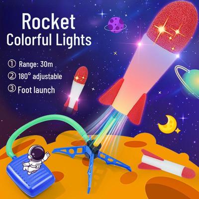 Kids' Foot-Operated Flying Arrow Launcher Outdoor Toy for Boys and Girls