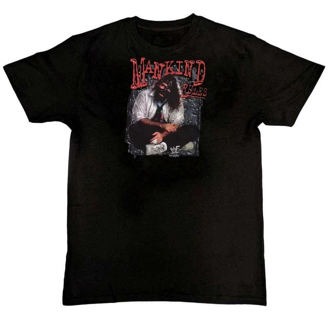 Men s and Women s T-shirts Mick Foley Wrestling Mankind Graphic Print Mens Unisex T-Shirt S M L XL 2 3 4 XL M