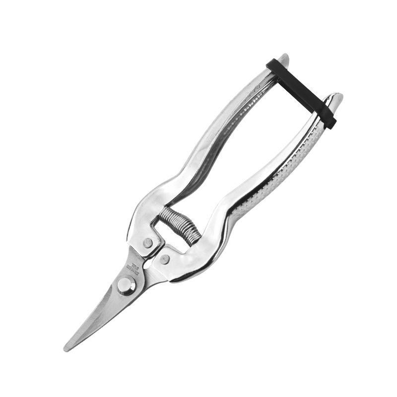 Portable Stainless Steel Pruning Shears Sharp Blades Non-slip Handles for Travel Camping Gardening Plant Pruning
