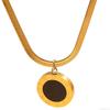 Minimalist Geometric Heart & Butterfly Clavicle Pendant Jewelry