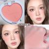 Lameila Heart Shaped Blush Natural Glow For Students