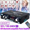 AK35 800W Amplificatoare de putere pentru acasă 2 canale Bluetooth 5.0 sunet surround FM USB telecomandă mini amplificator digital HIFI stereo