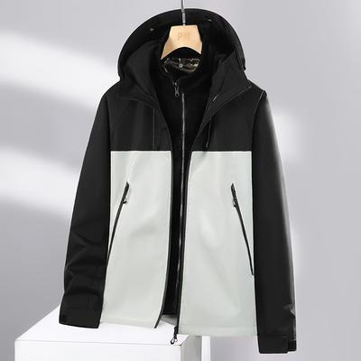 Men's New Autumn and Winter Three-in-one Couples with The Same Jacket Outdoor Windproof Waterproof Warm Jacket Men's Coat.