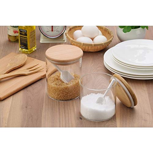 Inomata Chemical Co., Ltd. Measuring Spoon Short White Tablespoon & Teaspoon Set