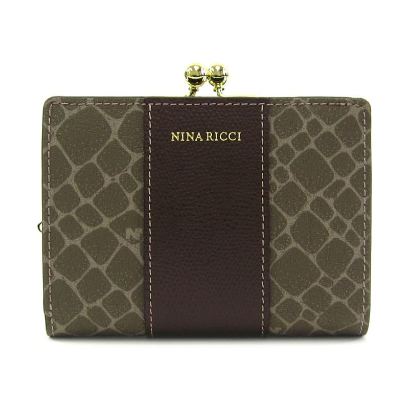 Кошелек Grain Nouveau 85-8008 Темно-коричневый Складной кошелек с застежкой-кнопкой