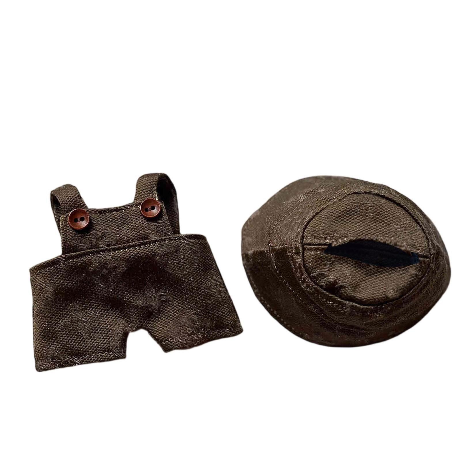 

Детская одежда первого и второго поколения, 17 см, кукольная одежда, аксессуары, комбинезоны One Size кофейный