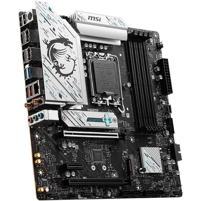 Placa-mãe - MSI - B760M GAMING PLUS WIFI Intel B760 LGA 1700 micro ATX