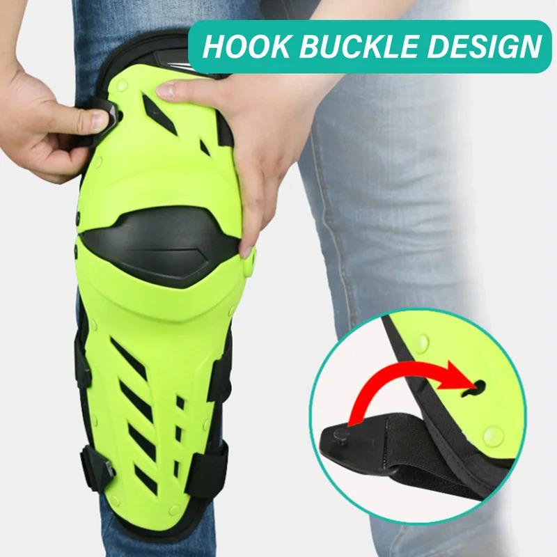 Pro BIKER Enduro Moto Cross Knee Protective MotorBike Downhill Sports Guard Pads Motorcycle Riding Kneepad Dirtbike Guards Kit